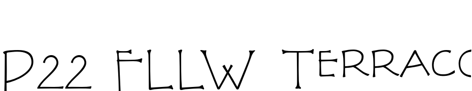 P22 FLLW Terracotta Regular Yazı tipi ücretsiz indir